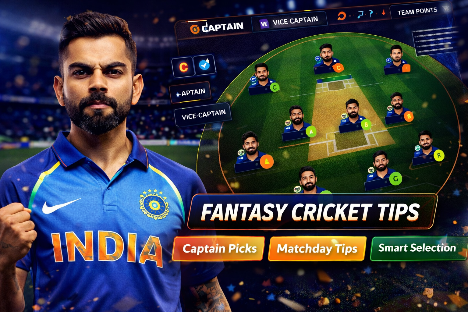 Fantasy cricket tips artwork